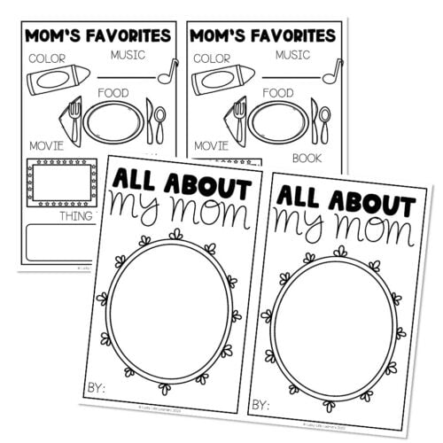 Spring Pack - Mother's Day - All About My Mom Booklet