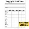 Editable Small Group and Intervention Math Kit – Lesson Planning ...
