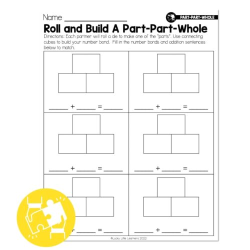 Lucky to Learn Math - Add with Part Part Whole Models - Lesson 2.1 ...