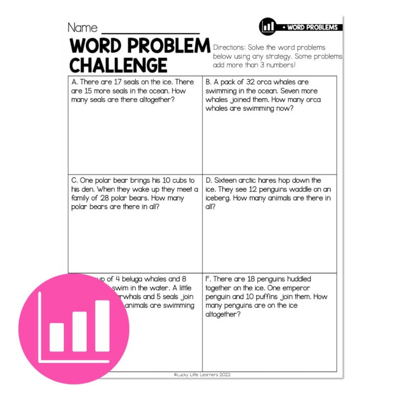 Lucky to Learn Math - Addition Word Problems - Lesson 2.10 ...
