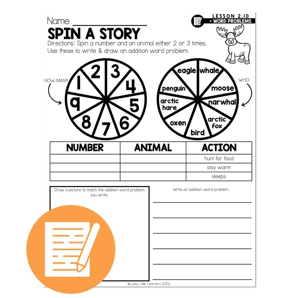 Lucky to Learn Math - Addition Word Problems - Lesson 2.10 ...