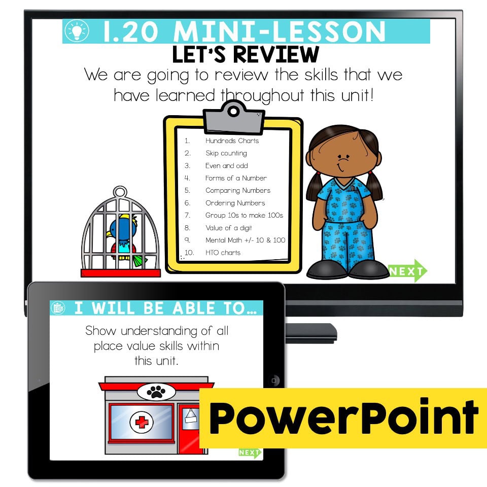 Lucky to Learn Math - Place Value Review - Lesson 1.20 - Teaching ...