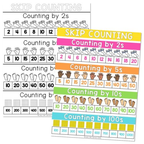 Lucky to Learn Math - Place Value - Unit 1 - Anchor Chart - Skip ...