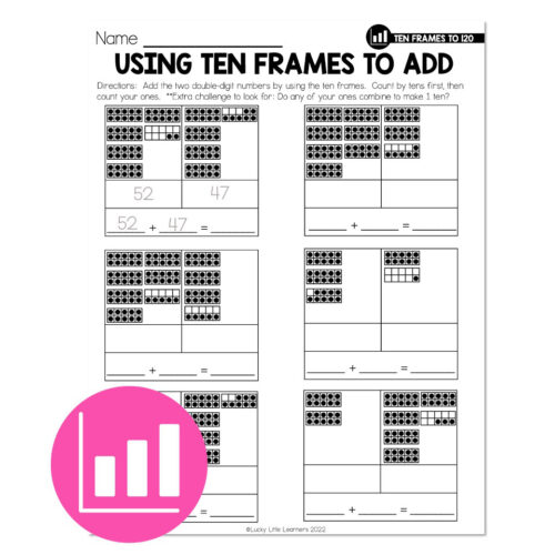 Lucky to Learn Math - Ten Frames to 120 - Lesson 1.4 - Differentiation ...