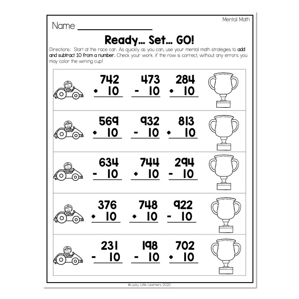 【保障できる】 Value Place - Worksheets Math Grade 2nd - Math Mental ジェルネイル・ネイルシール