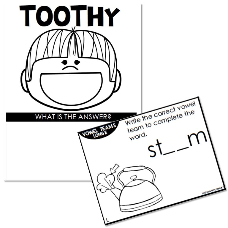 Toothy - Phonics- 1st & 2nd Grade - Vowel Teams Long E - Lucky Little ...