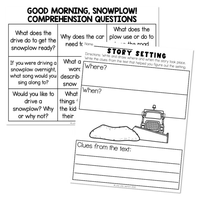 Classroom Transformation - Snow Globe - Good Morning Snow Plow Read ...