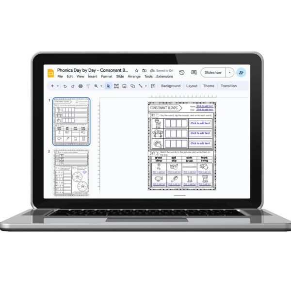 Digital - 2nd Grade Phonics Worksheets - Consonant Blends - Lucky ...
