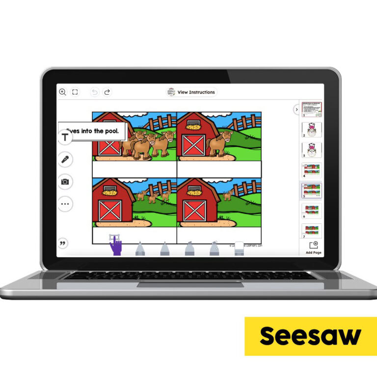 Digital Seesaw - 2nd Grade Grammar Center - Demonstrative Pronouns ...