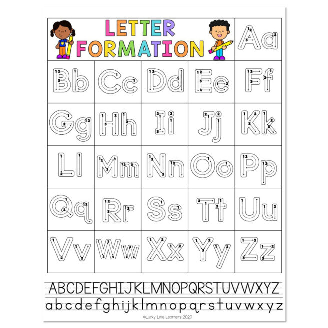 Lucky Little Toolkit - Literacy - Letter Formation - Lucky Little Learners