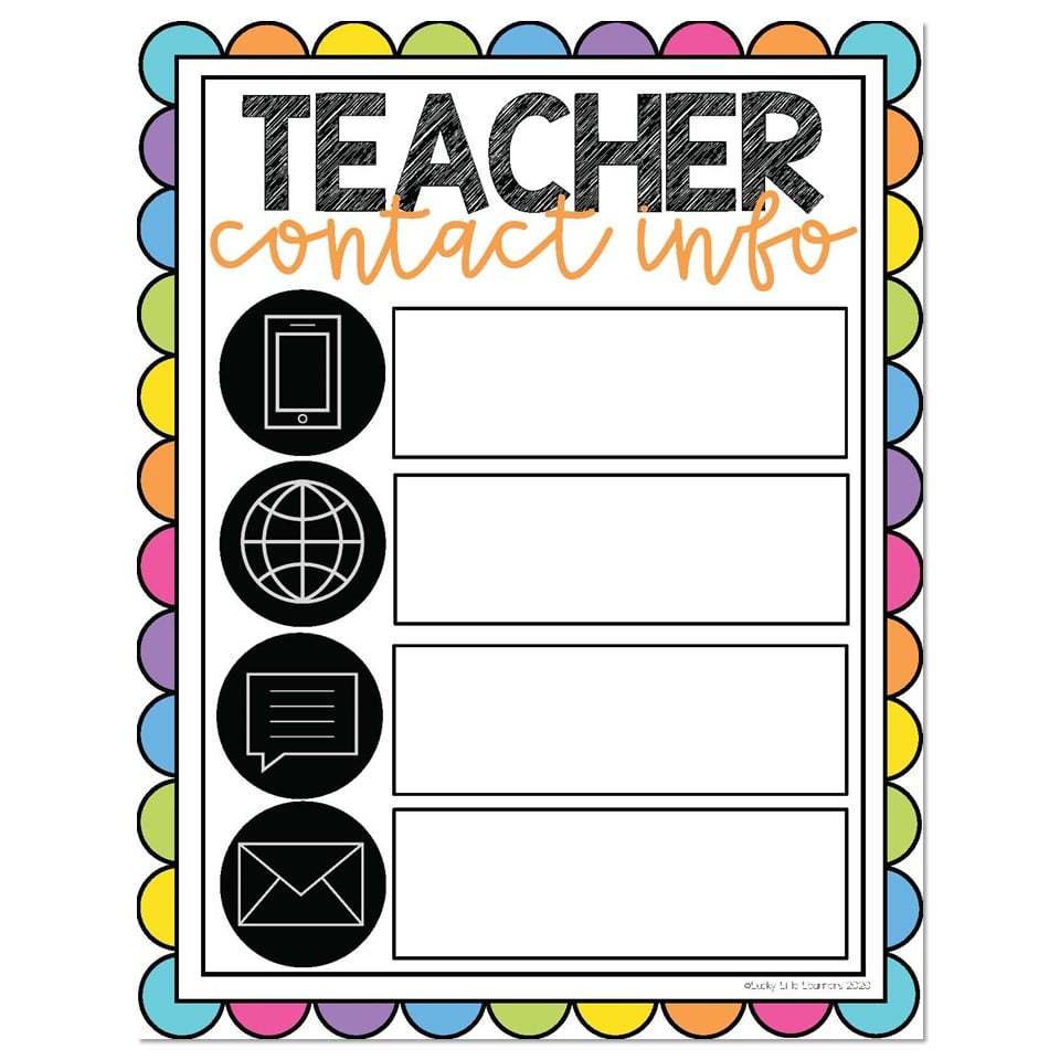 Lucky Little Toolkit - Other Resources - Class Information - Teacher ...