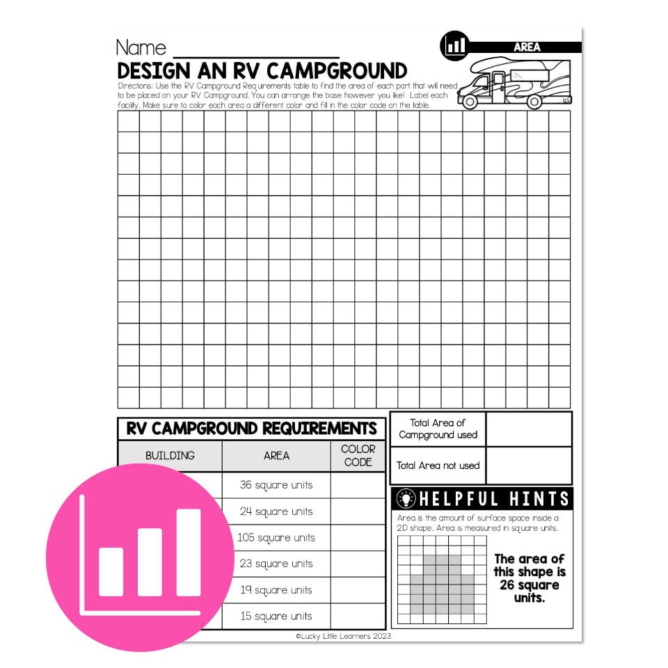 Learn Rv Worksheet Lucky to Learn Math - Lesson 10.12 - Geometry and Fractions Review ...