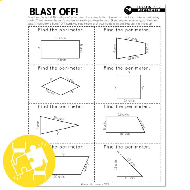 Lucky to Learn Math - Perimeter - Lesson 8.17 - Collaboration - Blast ...