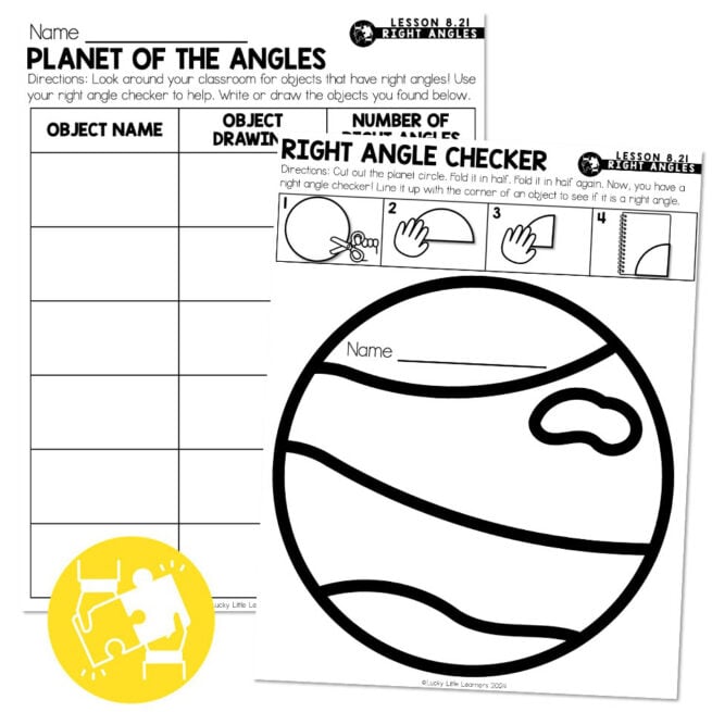 Lucky to Learn Math - Right Angles - Lesson 8.21 - Collaboration ...