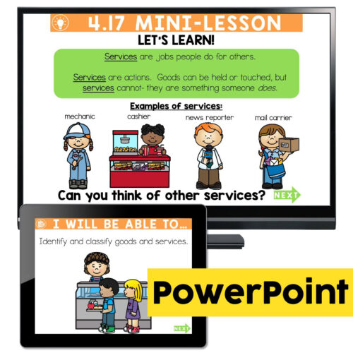 Lucky to Learn Math - Goods and Services - Lesson 4.17 - Teaching ...