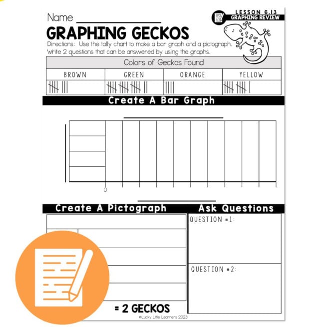 Lucky to Learn Math - Lesson 6.13 - Create Survey and Gather Data ...