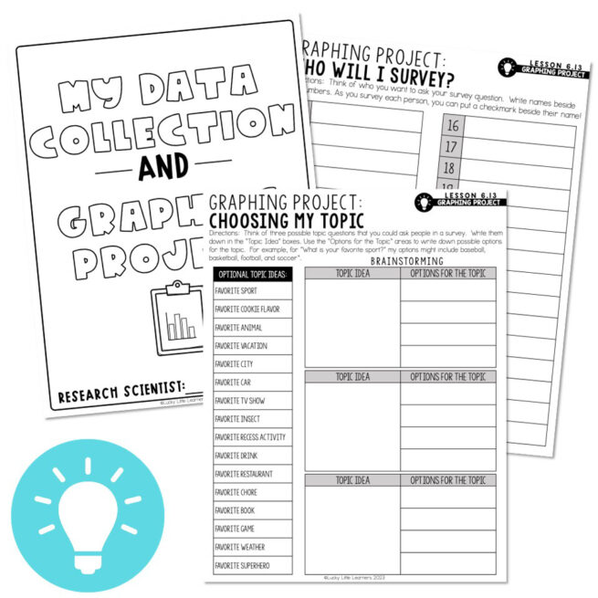 Lucky to Learn Math - Lesson 6.13 - Create Survey and Gather Data ...