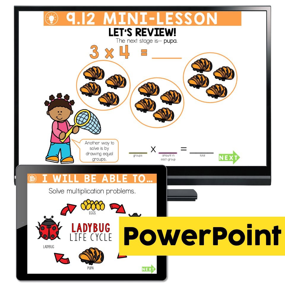Lucky to Learn Math - Lesson 9.12 - Multiplication - Teaching Slides ...