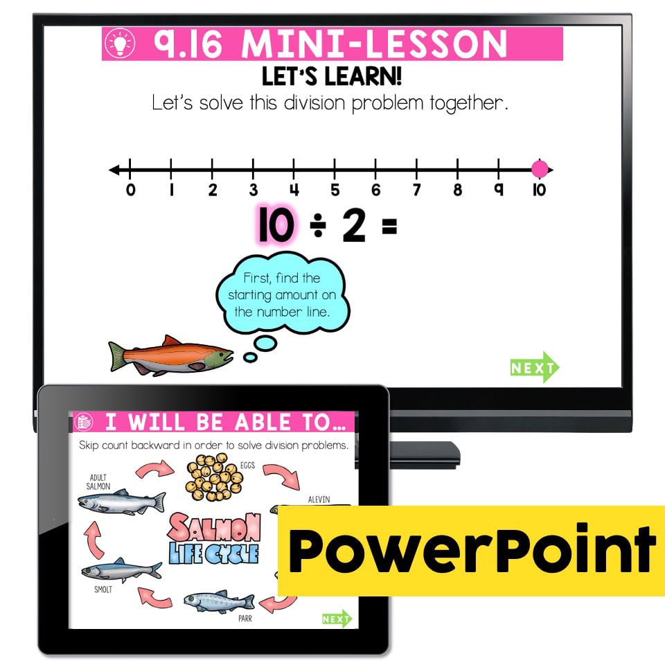Lucky to Learn Math - Lesson 9.16 - Division - Teaching Slides ...
