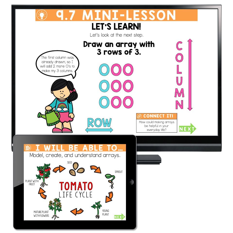 Lucky to Learn Math - Lesson 9.7 - Arrays - Teaching Slides - Lucky ...