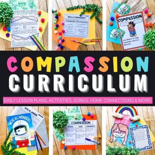 Compassion Unit -- Social Emotional Learning for 1st and 2nd Grade