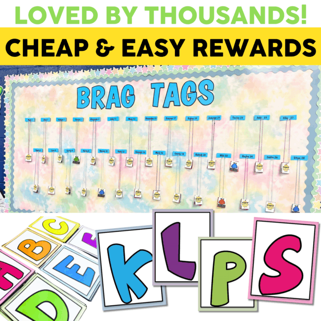 Alphabet Brag Tags - Lucky Little Learners