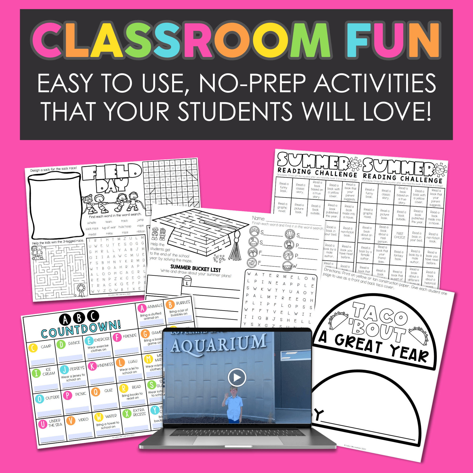 End of Year Survival Pack - Lucky Little Learners