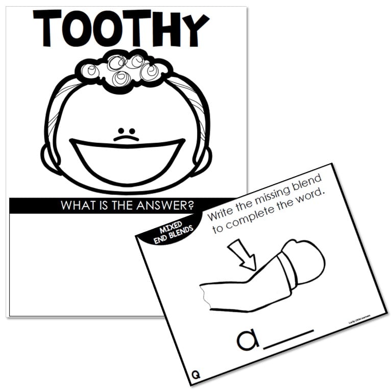 Toothy - Phonics- 1st & 2nd Grade - Mixed Ending Blends - Lucky Little ...
