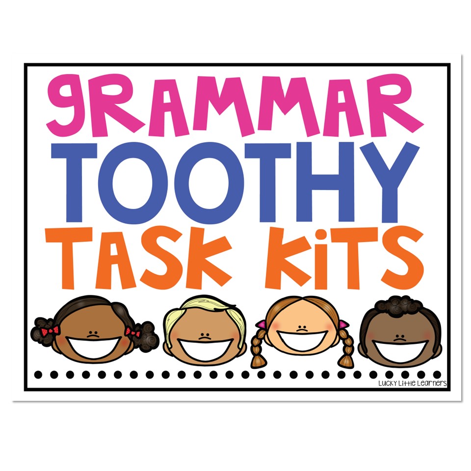 Toothy - Grammar - 2nd and 3rd Grade - Task Box Cover - Lucky Little ...