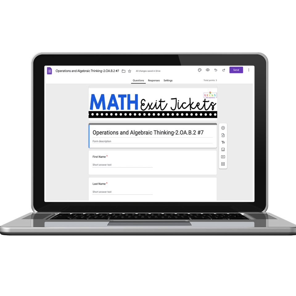 Digital 2nd Grade Exit Tickets - Operations & Algebraic Thinking - 2.OA ...