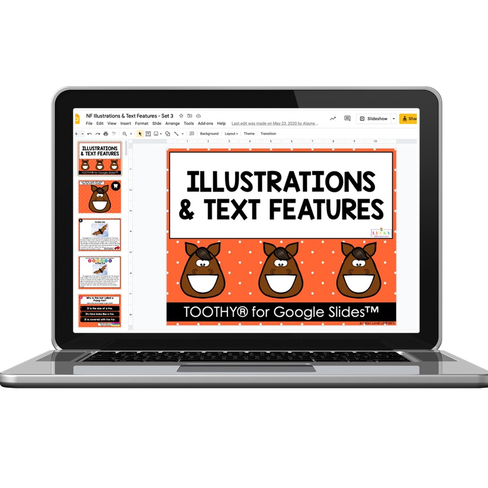 Digital Toothy - Reading Comprehension - 3rd Grade - Illustrations and ...