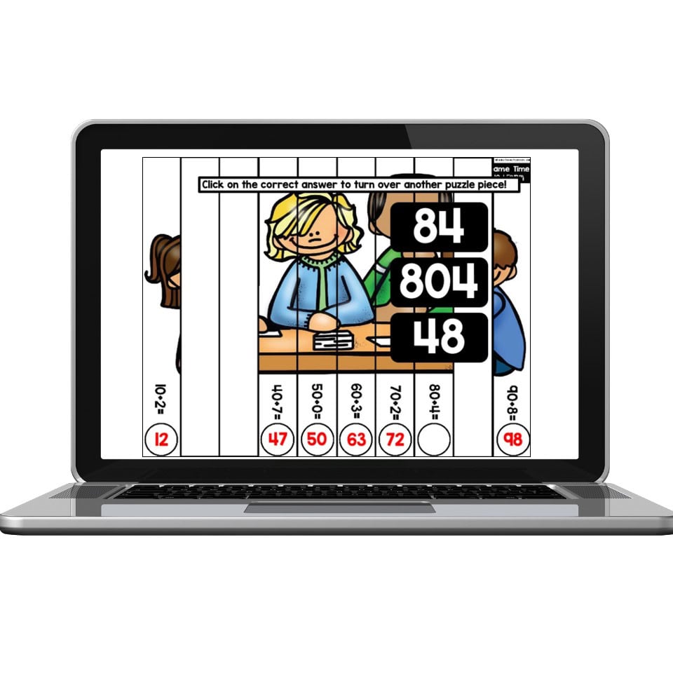Digital November Math Puzzle – Expanded Form (2-Digit) - Lucky Little ...