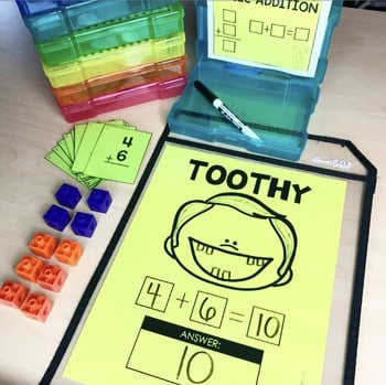 Math Toothy Bundle for 1st and 2nd Grade - Lucky Little Learners