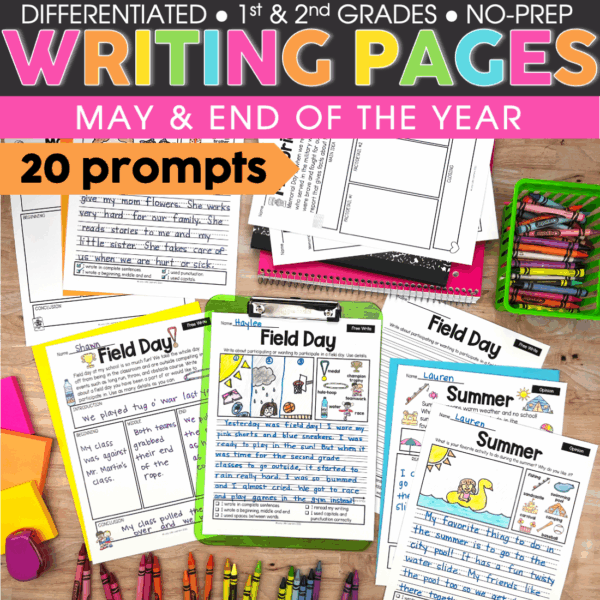 Writing Prompts Bundle - Lucky Little Learners