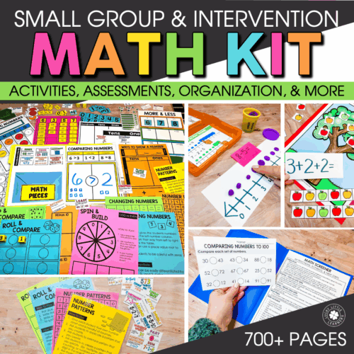 Math Intervention and Small Group Kit - Lucky Little Learners
