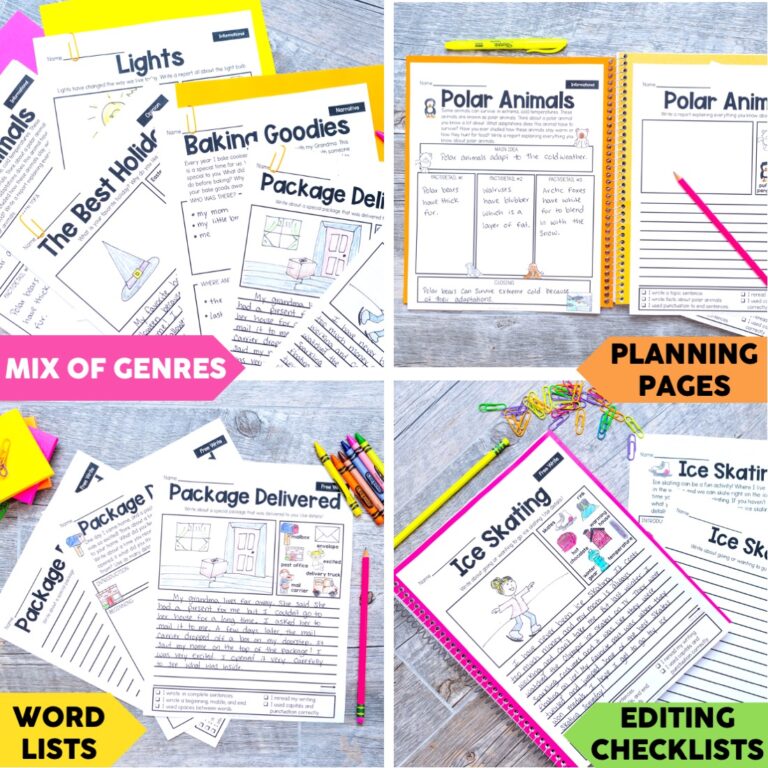 Writing Prompts Bundle - Lucky Little Learners