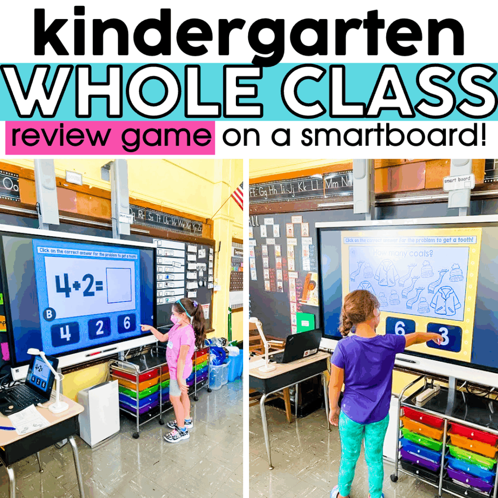Kindergarten Digital Math Toothy Task Cards Bundle - Lucky Little Learners