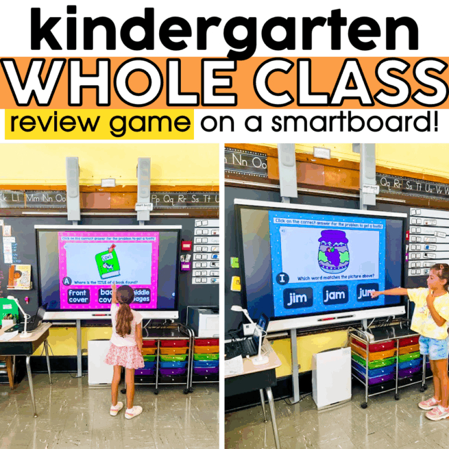 Kindergarten Digital ELA Toothy Task Cards Bundle - Lucky Little Learners