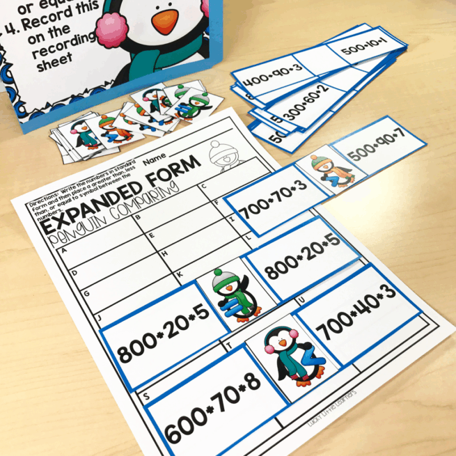 January Math Centers for 2nd Grade - Lucky Little Learners