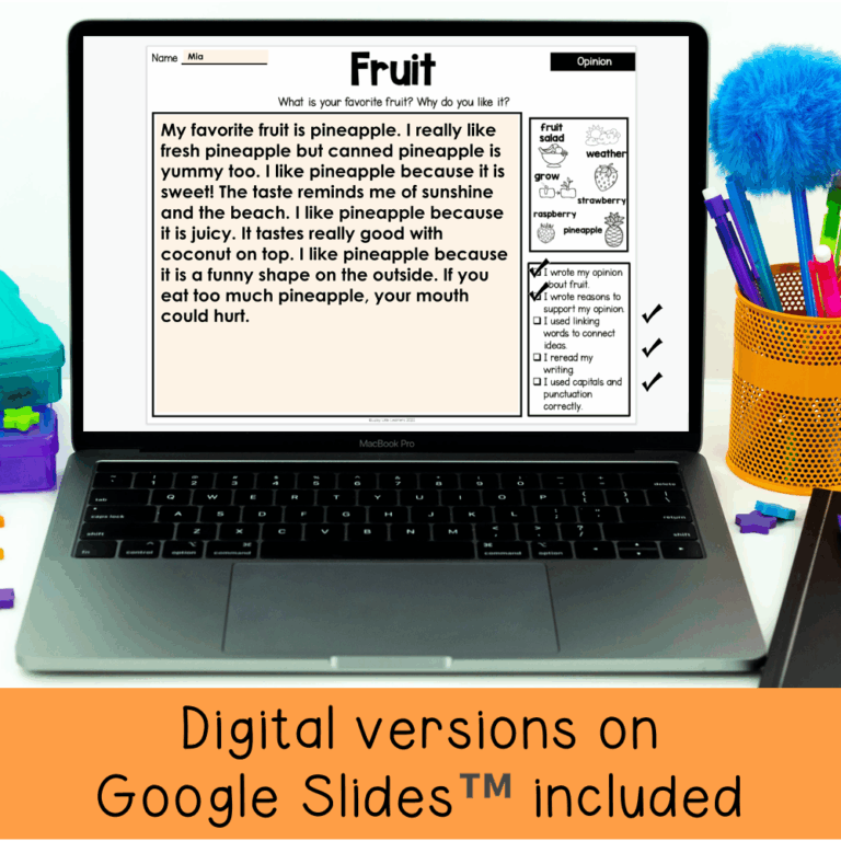 1st and 2nd Grade August Writing Prompts | Print and Digital - Lucky ...
