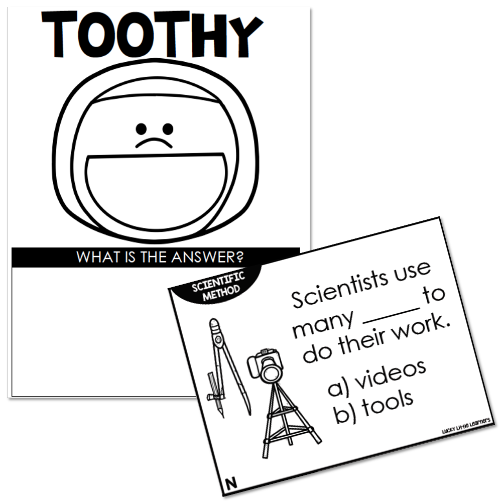Toothy - Science - 2nd Grade - Scientific Method - Lucky Little Learners