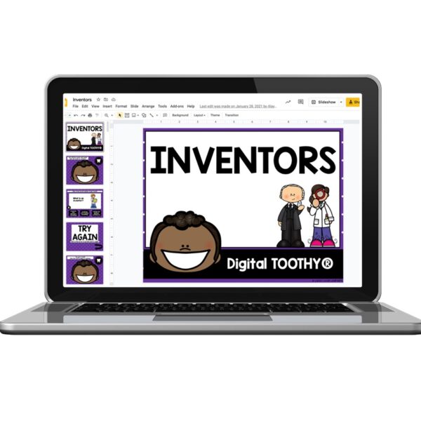 Digital Toothy - Science - 2nd Grade - Inventors - Lucky Little Learners