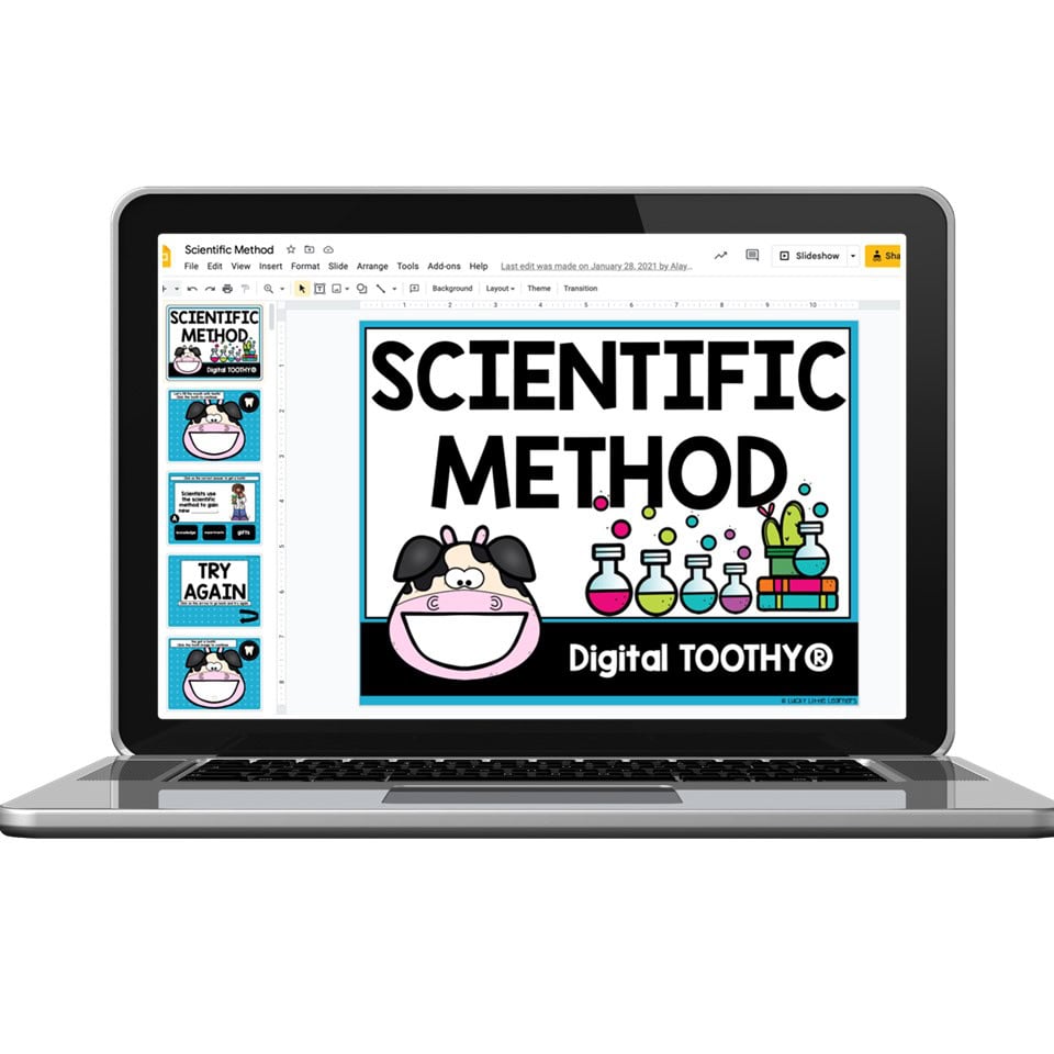 Digital Toothy - Science - 2nd Grade - Scientific Method - Lucky Little ...