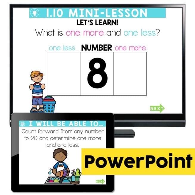 Lucky to Learn Math - 1st Grade - Lesson 1.10 - Numbers to 20 ...