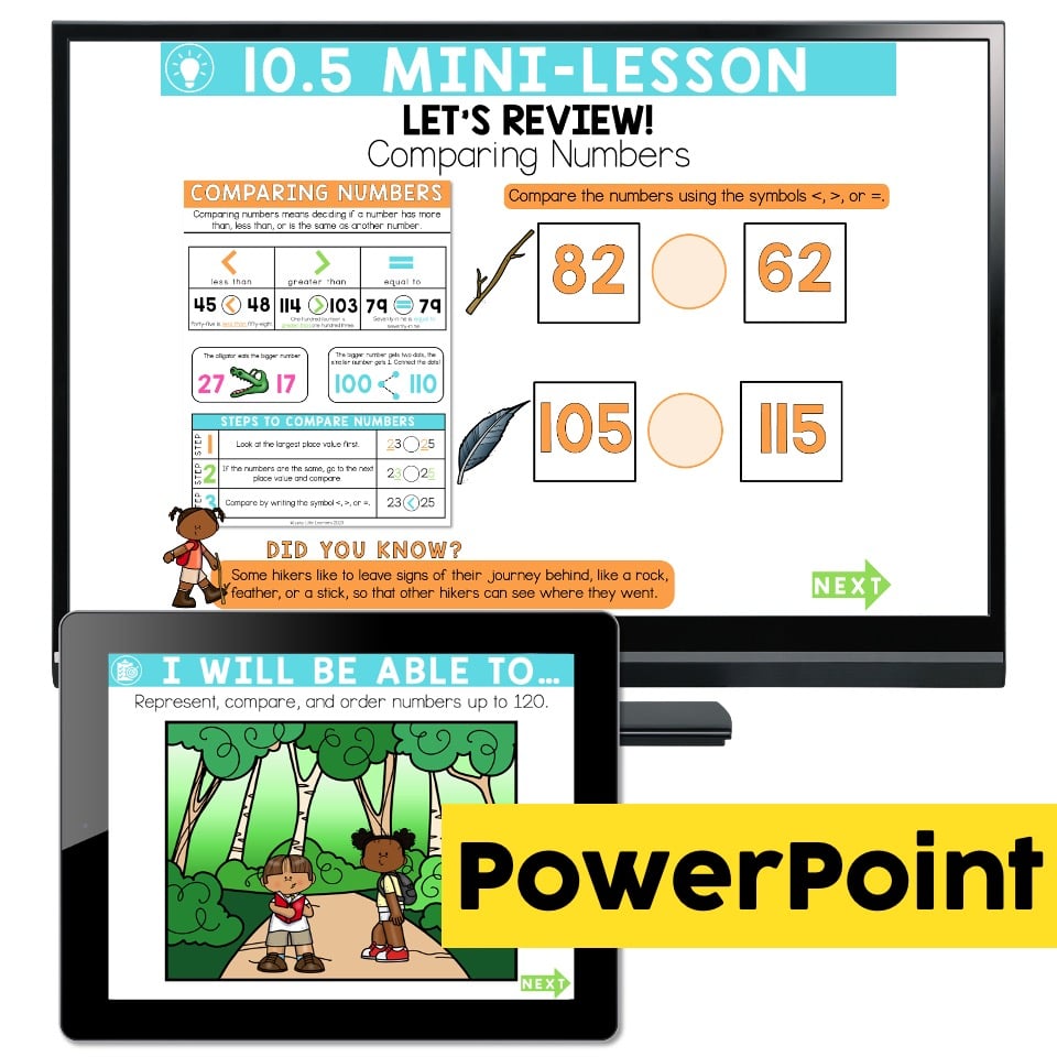 Lucky to Learn Math - 1st Grade - Lesson 10.5 - Place Value Review ...