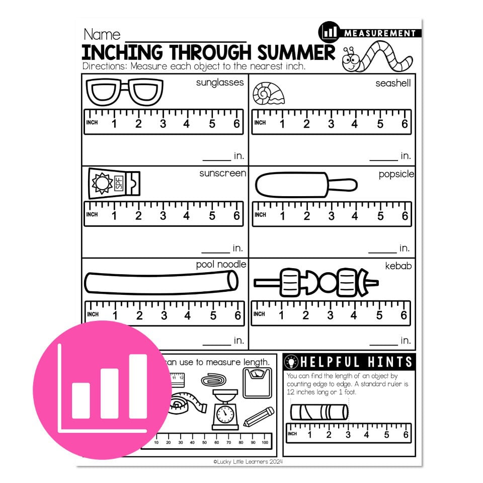 Lucky to Learn Math - 1st Grade - Unit 10 - End of Year Review Summer ...