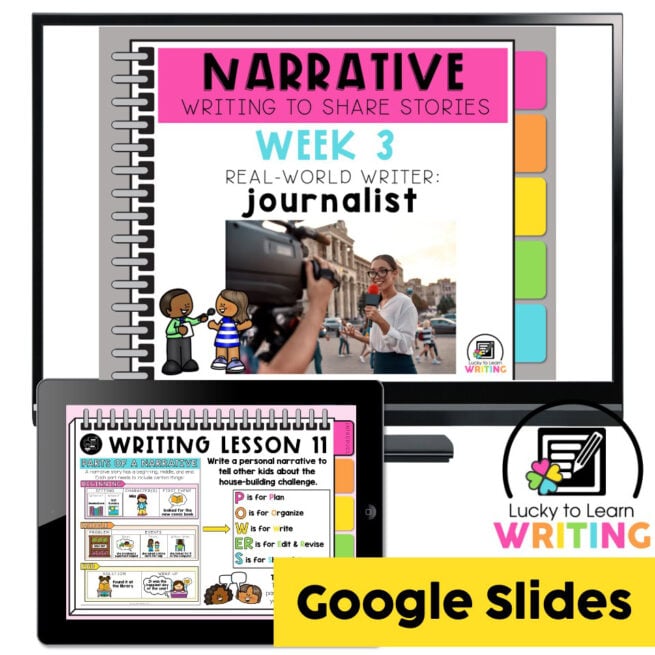 Lucky to Learn Writing - Unit 2 Narrative - Week 3 - Personal Narrative ...