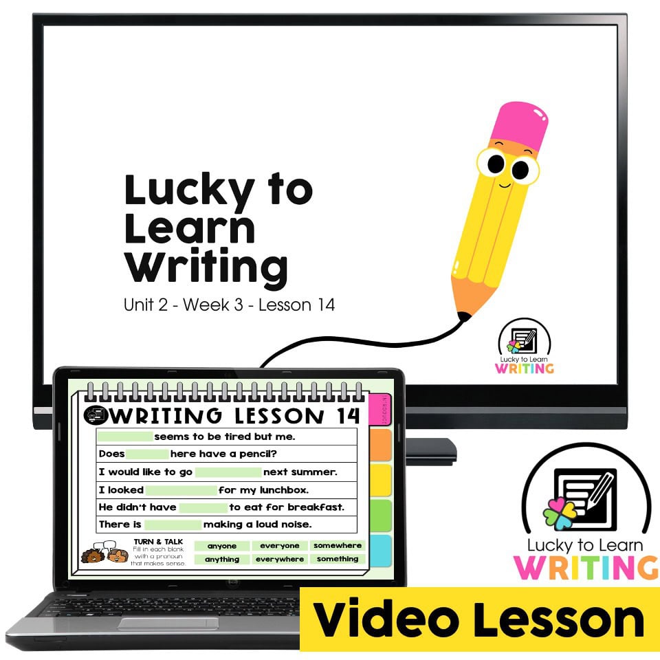 Lucky to Learn Writing - Unit 2 Narrative - Writing 2.14 - Personal ...