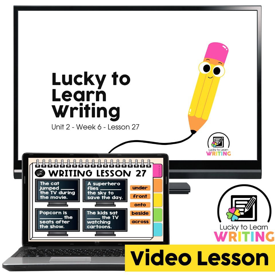 Lucky to Learn Writing - Unit 2 Narrative - Writing 2.27 - Fictional ...