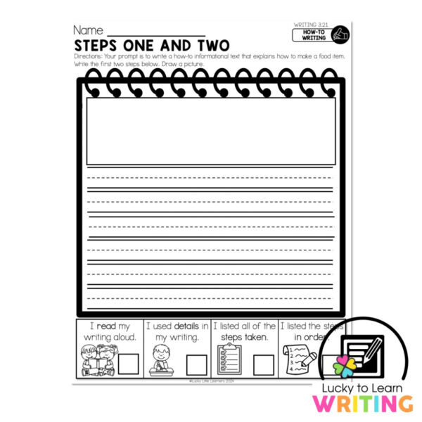 Lucky to Learn Writing - Unit 3 Informational - Writing 3.21 - How To ...